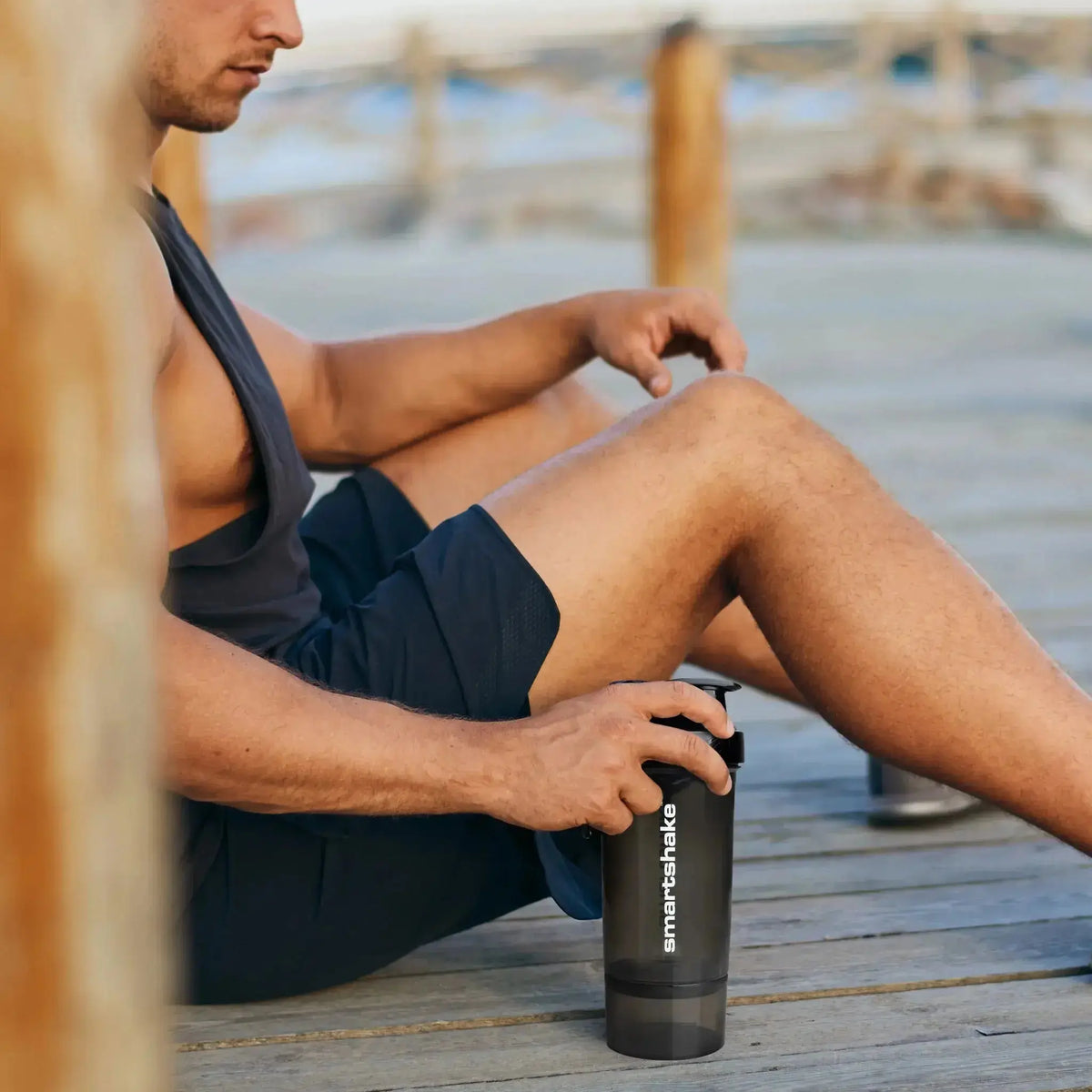 Smartshake™ Shaker Bottle m. opbevaring - 800ml Smartshake™
