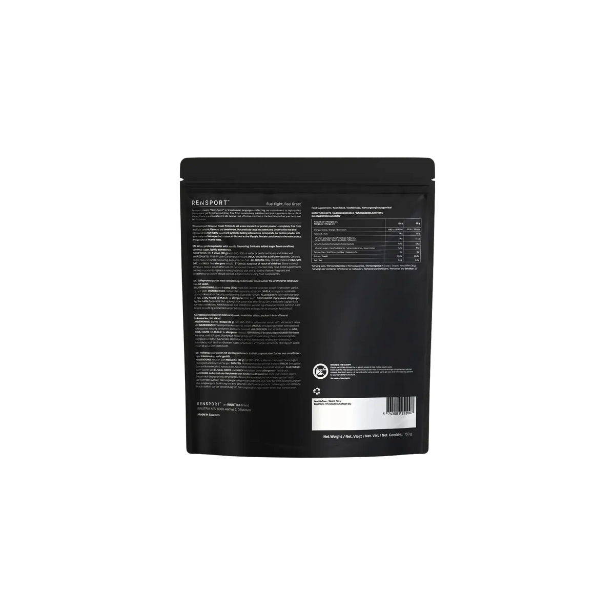 Power Protein – Whey Proteinpulver Rensport